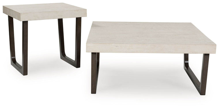 Westenfort - Espresso / Gray - Occasional Table Set (Set of 2) - Forward Furniture