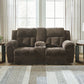 Frohn - Dbl Reclining Loveseat With Console