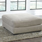 Ardsley - Pewter - Oversized Accent Ottoman