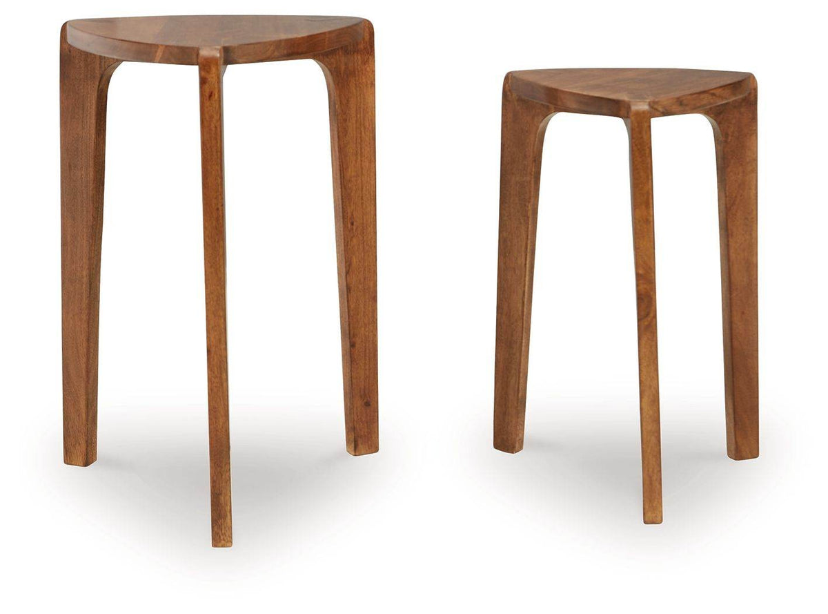 Brynnleigh - Medium Brown - Accent Table Set (Set of 2) - Forward Furniture