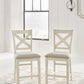Robbinsdale - Upholstered Barstool (Set of 2) - Antique White