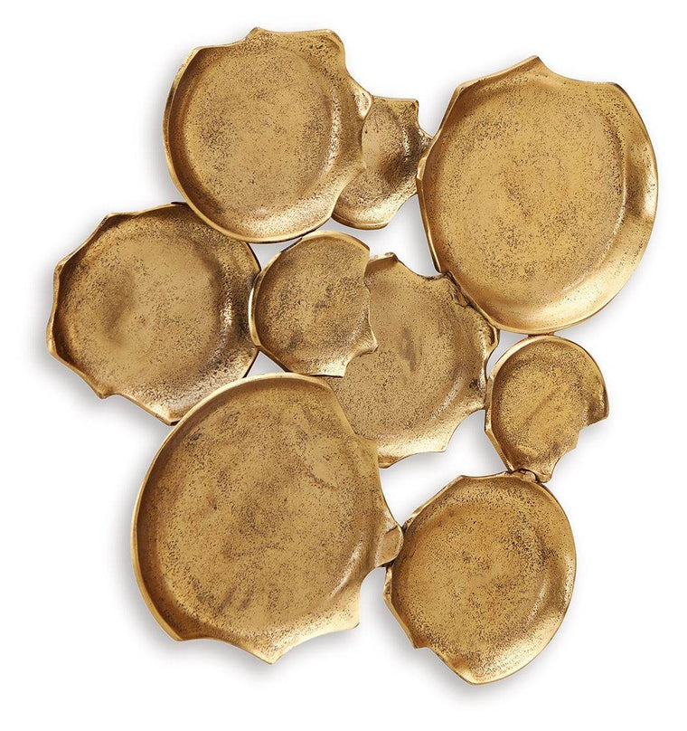 Gageton - Antique Gold Finish - Wall Decor - Forward Furniture