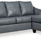 Genoa - Sofa Chaise - Steel