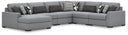 6 Pc. Left Arm Facing Corner Chaise Sectional
