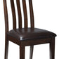 Haddigan - Dark Brown - Dining Uph Side Chair (Set of 2)