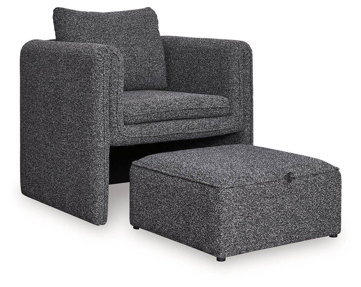 Vreni - Charcoal / Black - Accent Chair - Forward Furniture
