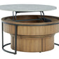 Fridley - Gray / Brown / Black - Nesting Cocktail Tables (Set of 2)