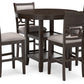 Langwest - Brown - Dining Room Counter Table Set (Set of 5)