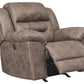 Stoneland - Fossil - Power Rocker Recliner - Faux Leather