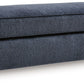 Albar Place - Cobalt - Oversized Accent Ottoman