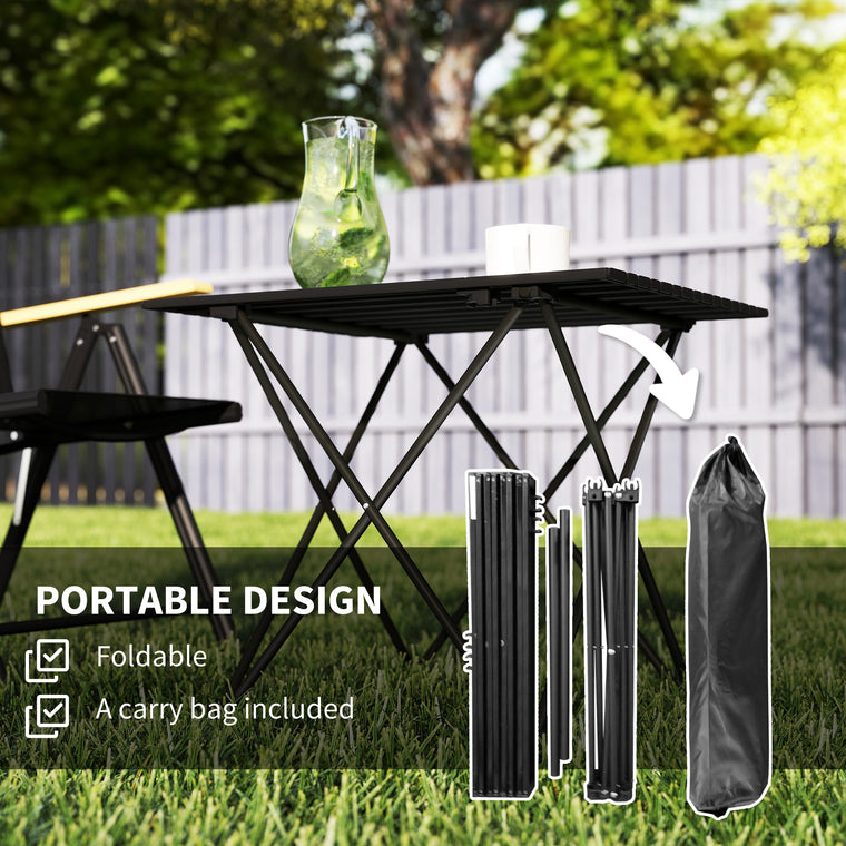 Folding Camping Table with Carry Bag