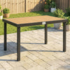 Aluminum Outdoor Dining Table for 6, Patio Rectangular Table, 47.2