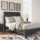 Danziar - Full Panel Bed With Low Footboard - Black
