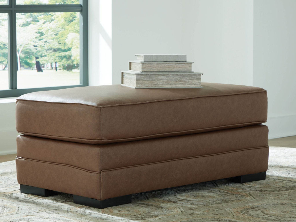 VillaCourt - Caramel - Ottoman - Forward Furniture