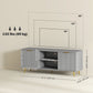 TV Stand for 55" TV with Storage - Grey