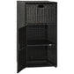Ratten Outdoor Towel Rack for Pool Towel Rack, Dark Brown