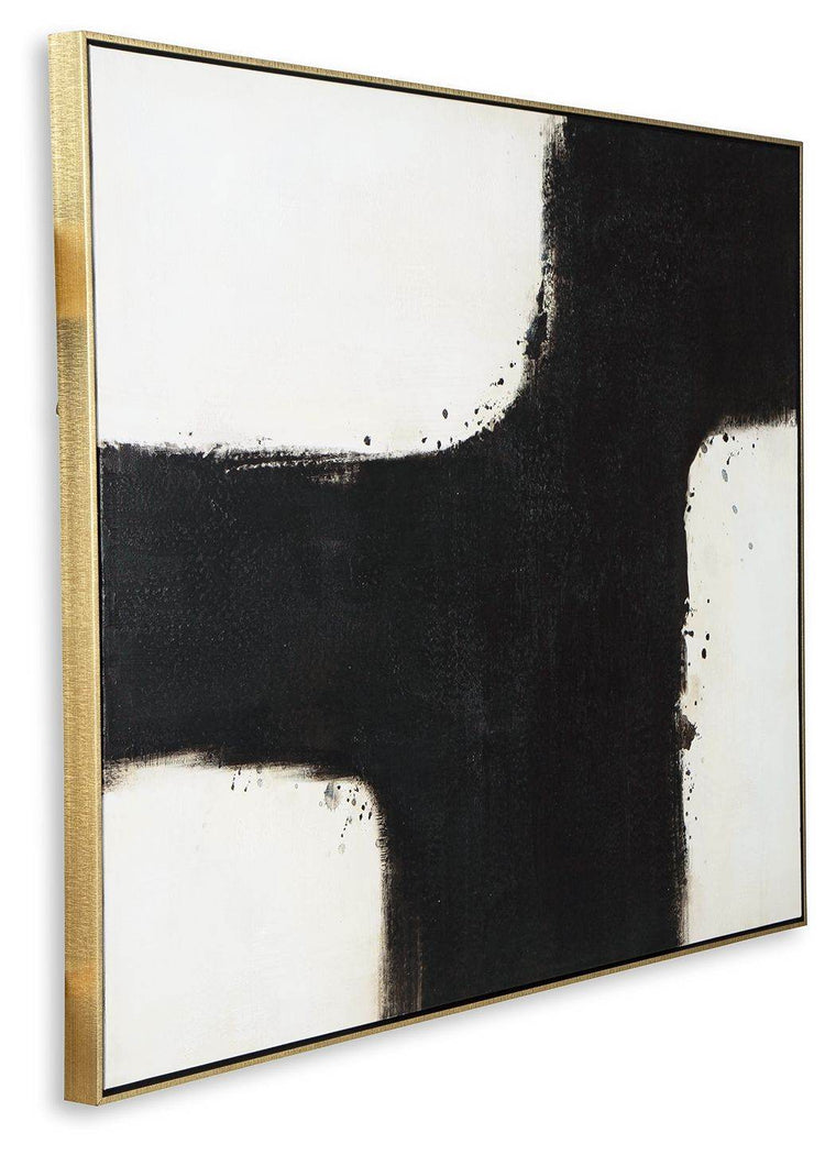 Reighlea - Black / White - Wall Art - Forward Furniture
