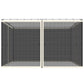 Replacement Mosquito Netting for Gazebo 10' x 12' Black Screen Walls for Canopy with Zippers, Cream White