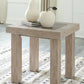 Hennington - Light Brown - Rectangular End Table