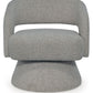 Nashkins - Swivel Accent Chair - Pebble