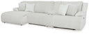 4 Pc. Left Arm Facing Press Back Chaise Reclining Sectional