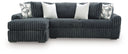 2 Pc. Left Arm Facing Corner Chaise Sectional Sofa