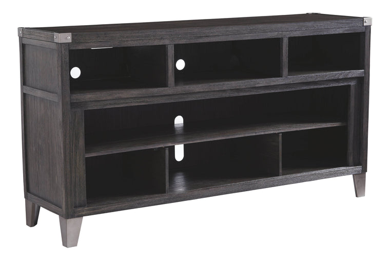 Todoe - Gray - LG TV Stand w/Fireplace Option - Forward Furniture