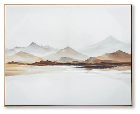 Karalen - White / Gray / Brown - Wall Art - Forward Furniture