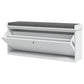 Shoe Storage with Seat, Upholstered Hallway Bench, Shoe Bench with Flip Drawer, Adjustable Shelf for 8-10 Pairs of Shoes