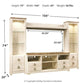 Willowton - Entertainment Center With Fireplace Option