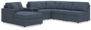6 Pc. Sectional With Laf Corner Chaise And Audio Console