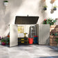 185 Gallon Storage Cabinet with Openable Top and Lockable Doors