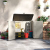 185 Gallon Storage Cabinet with Openable Top and Lockable Doors