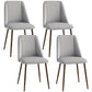 Velvet Dining Chairs Set of 4 - Grey