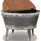 Shellmond - Metallic / Brown / Beige - Accent Cocktail Table