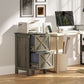 2-Drawer Vertical Filing Cabinet - Grey Wash