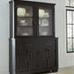 Galliden - Black / Brown - Dining Buffet And Hutch