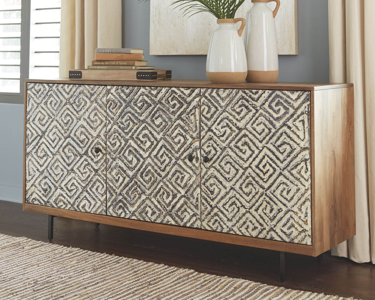 Kerrings - Brown / Black / White - Accent Cabinet - Forward Furniture