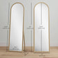 Sara Full Mirror w/ Faux Stone Frame- Beige