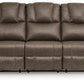 Lowilla - 2 Pc. - Reclining Sofa And Loveseat - Driftwood