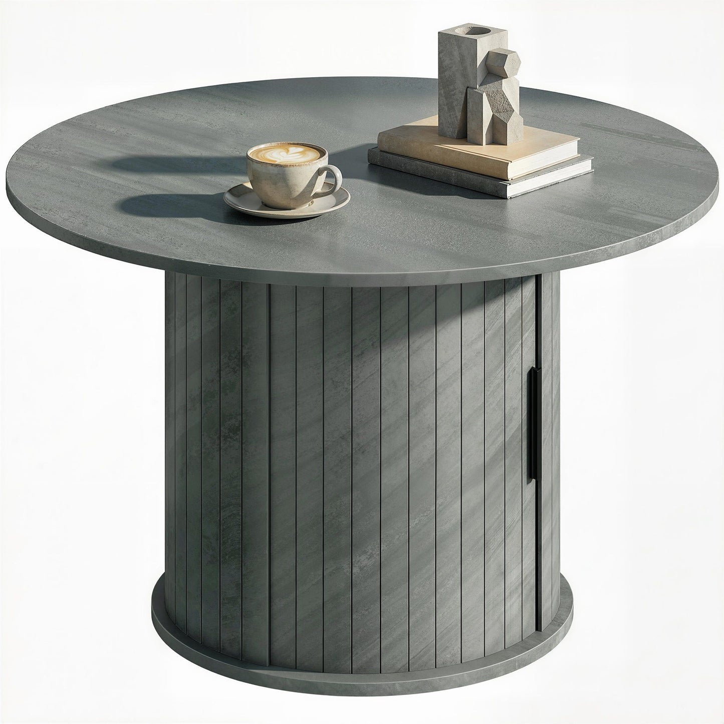 31.5" Round Coffee Table - Cement Grey