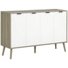 Sideboard Buffet with 4 Doors - Grayish Brown
