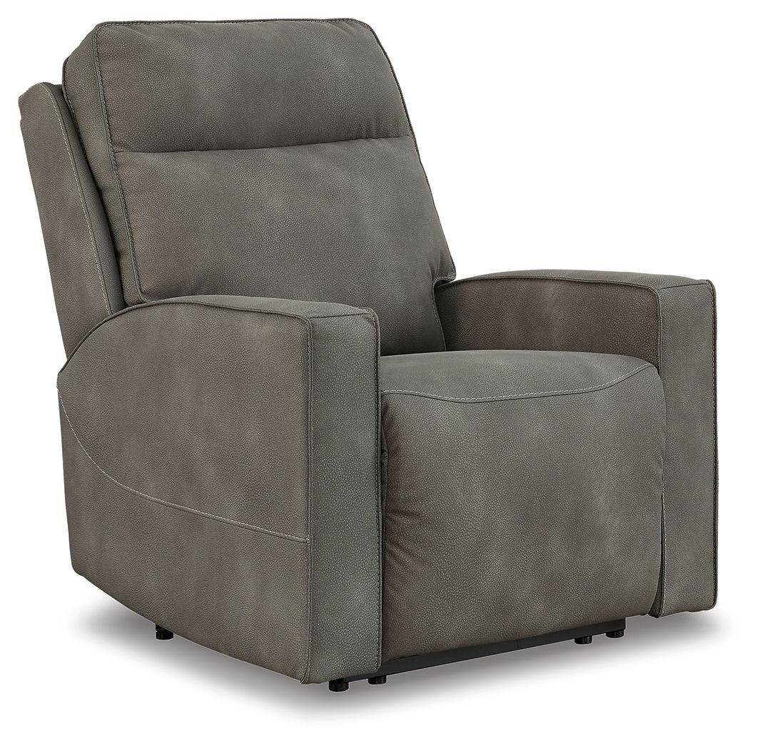 Next-Gen Durapella - Power Recliner / Adj Headrest - Fabric - Slate