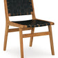 Fortmaine - Brown / Black - Dining Room Side Chair (Set of 2)