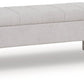 Akselman - Gray - Storage Bench - Forward Furniture
