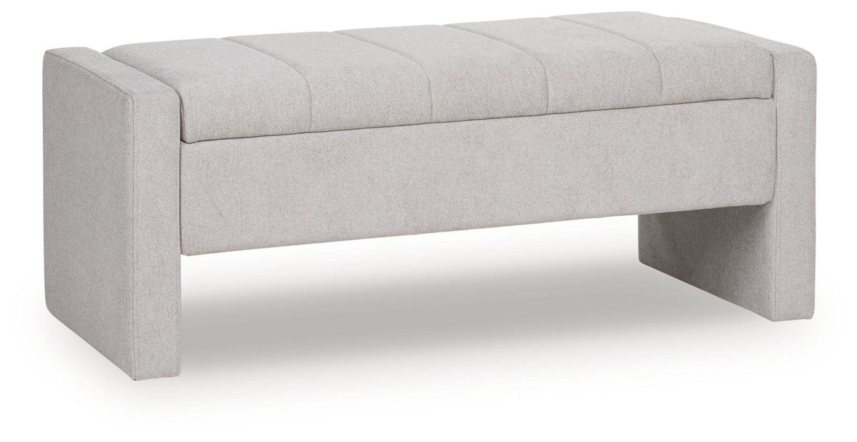 Akselman - Gray - Storage Bench