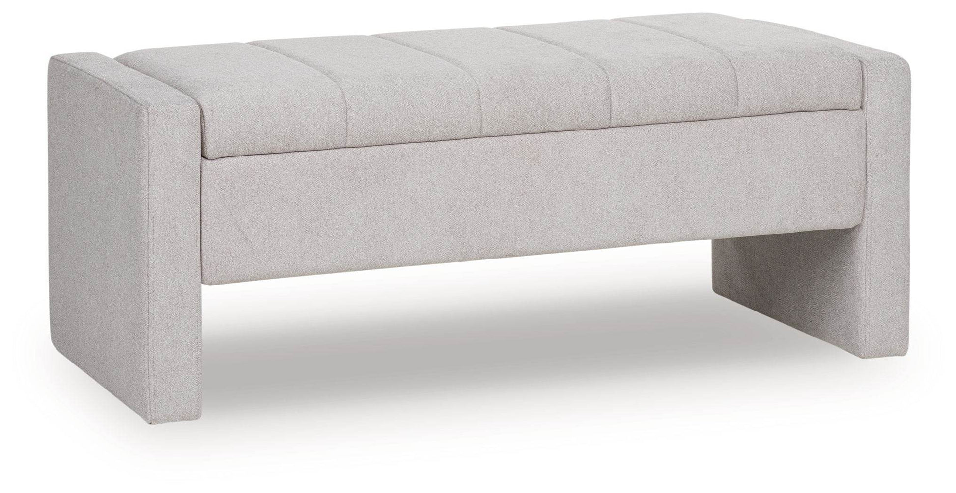 Akselman - Gray - Storage Bench - Forward Furniture