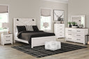 6 Pc. Bed, Dresser, Mirror, Chest