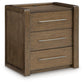 Marxmore - Three Drawer Night Stand - Brown