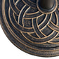 25 lb Heavy Duty Patio Umbrella Base, Round Market Umbrella Stand for Outdoor, Deck, Backyard, Garden, Bronze